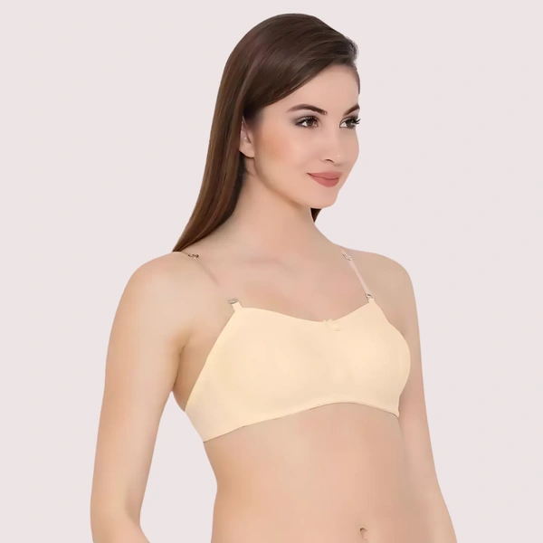 InnerFeel Supreme Comfort Seamless Tube Bra with Wirefree Design - 32B, Beige