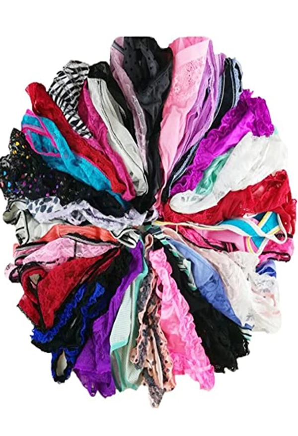 InnerFeel Thong Collection- Eight Assorted Styles - XL, Assorted