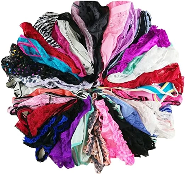 InnerFeel Thong Collection- Eight Assorted Styles - XL, Assorted