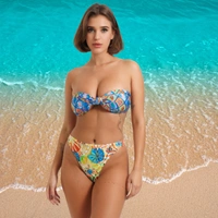 InnerFeel Tropical Bloom High-Cut Bikini Bottom (Bottom Only) - L