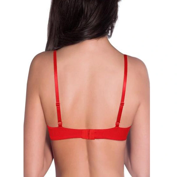 InnerFeel Value Pack Of 3 Sexy & Sultry Look Lingerie Set - 32B, Red & Black