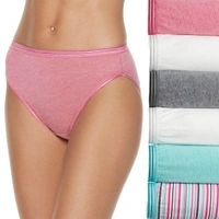InnerFeel Value Pack Of 5 Assorted High Cut Panties - M, Assorted