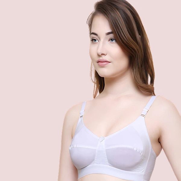 InnerFeel "Value Pack" Of Three Cotton Daily Use Bras - White, 38