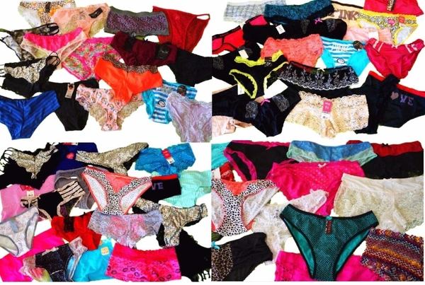 InnerFeel Variety Pack of 4 Lace Stylish Panties - L, Assorted