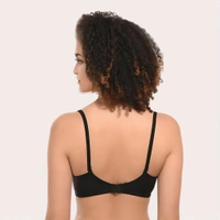 InnerFeel Velvet Touch – Black Lightly Padded Bra - 30 A