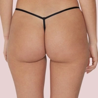 InnerFeel Velvet Veil Intimate Lace Bralette and G-String Set - 30 A