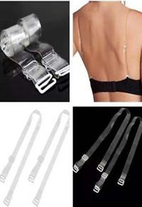 InnerFeel "White" Transparent Strap Bra - 32