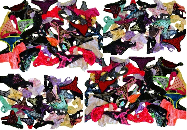 InnerFeel Wholesale 50 Womens Assorted Designs Thongs G-Strings