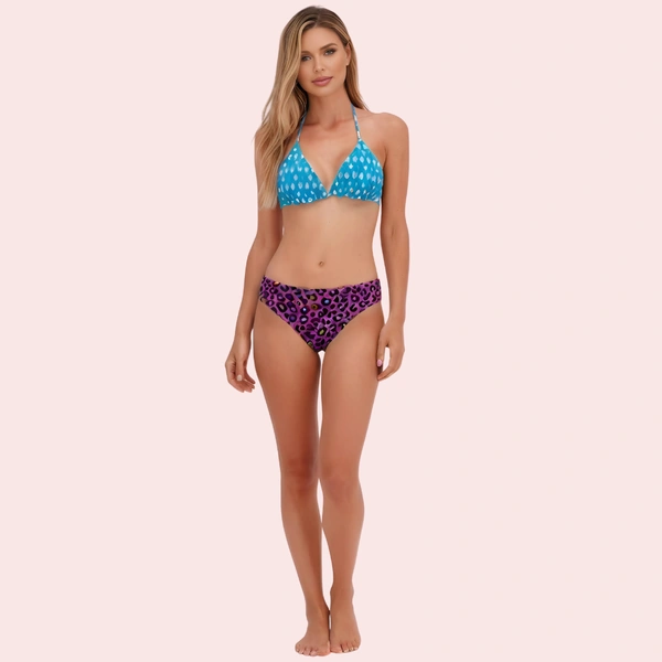 InnerFeel Wild Orchid Leopard Bikini Bottom (Bottom Only)