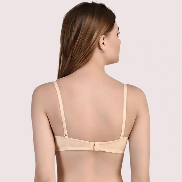 InnerFeel Women Beige Full Coverage Lightly Padded Bra - Beige, 36