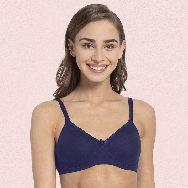 InnerFeel Women’s Cotton All-Day Wear Bra – Non-Wired, 2-Pack - 32B, Assorted