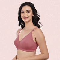 InnerFeel Women’s Cotton Non-Padded Wire-Free Bra Pack of 3 - 32B, Assorted
