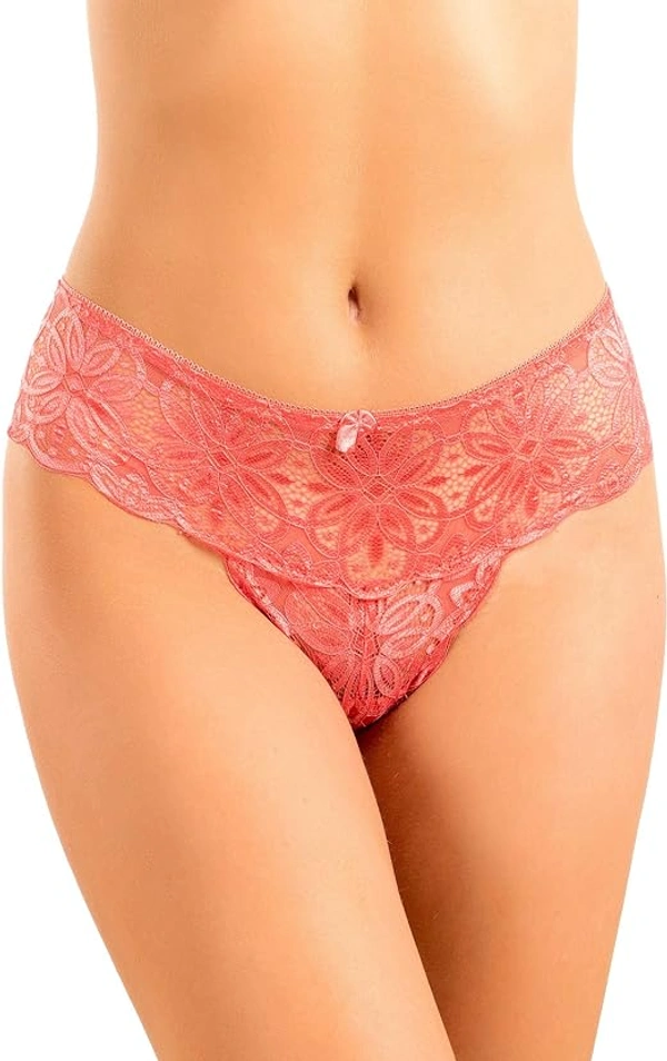 InnerFeel Women’s Intimates Lace Thong Set - 4 in a Pack - M, Assorted
