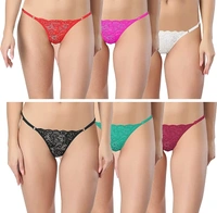 InnerFeel Women's Lace G-String Set - Pack of 4