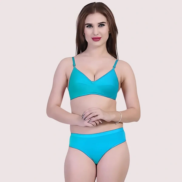 InnerFeel Women's Non-Padded Bra Panty Set (2 pack) - 30, assorted