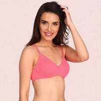 InnerFeel Women’s Soft Cotton Non-Wired Bra (Pack of 2) - 32B, Assorted