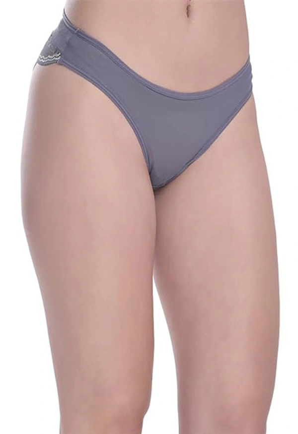 InnerFeel Women's Transparent Lace Bikini Set - Pack of 2 - M, Assorted