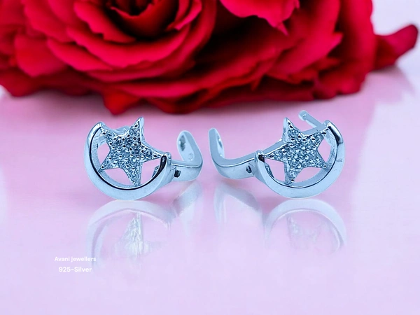 Silver Italian Fancy Earrings - 2.64