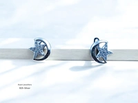 Silver Italian Fancy Earrings - 2.64