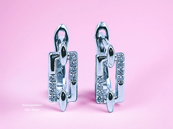 Avani Jewellers Silver Italian Fancy Earrings - 2.41