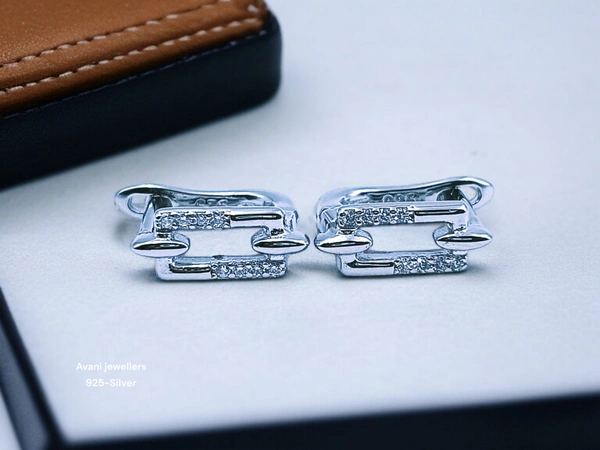 Avani Jewellers Silver Italian Fancy Earrings - 2.41