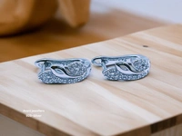 Avani Jewellers Silver Italian Fancy Earrings - 2.56