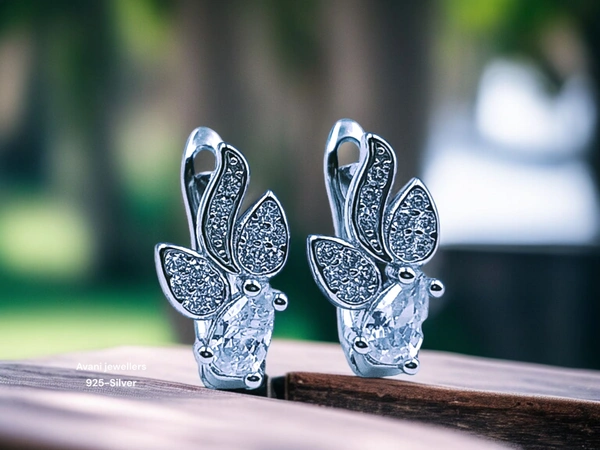 Avani Jewellers Silver Italian Fancy Earrings - 2.62