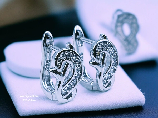 Avani Jewellers Silver Italian Fancy Earrings - 2.55