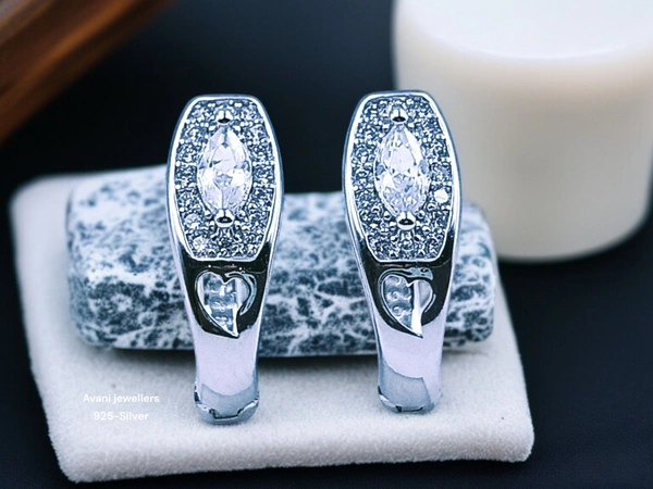 Avani Jewellers Silver Italian Fancy Earrings - 2.78
