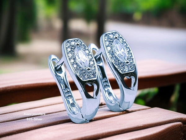 Avani Jewellers Silver Italian Fancy Earrings - 2.78