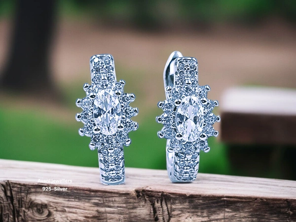 Avani Jewellers Silver Italian Fancy Earrings - 3