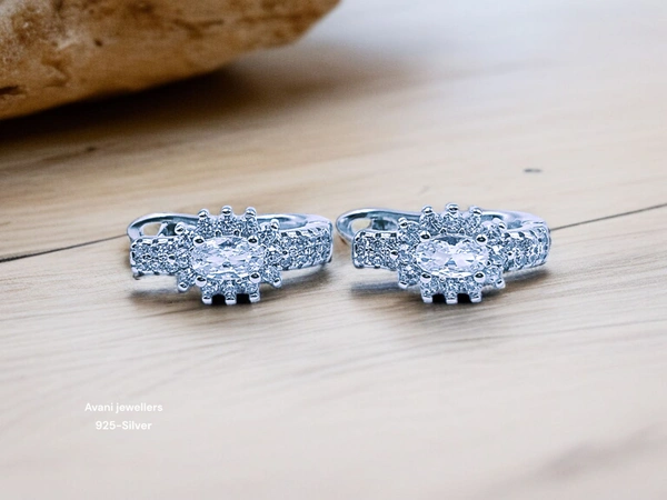 Avani Jewellers Silver Italian Fancy Earrings - 3