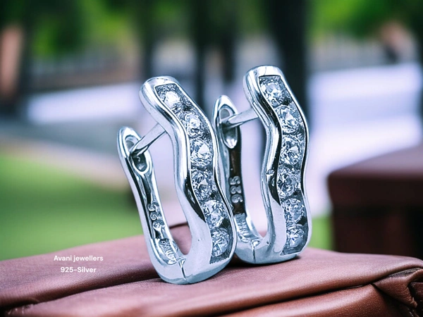 Avani Jewellers Silver Italian Fancy Earrings - 3.35