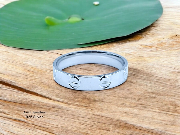 Avani Jewellers Silver Gents Bands - 3.97, 32