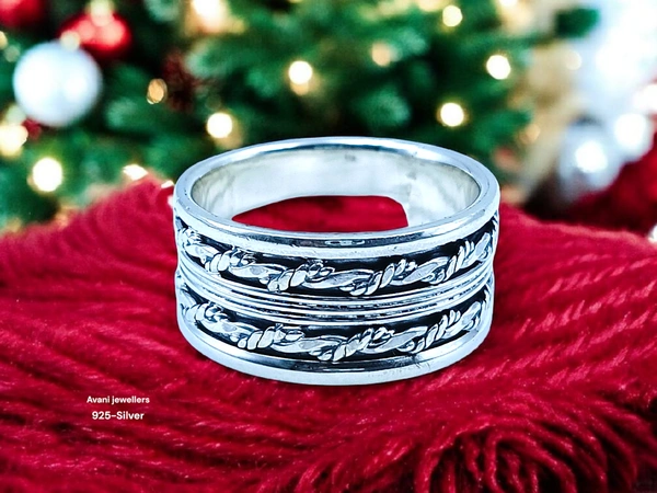 Avani Jewellers Silver Gents Bands - 10.11, 27
