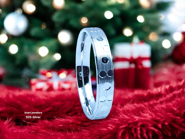 Avani Jewellers Silver Gents Bands - 3.79, 27