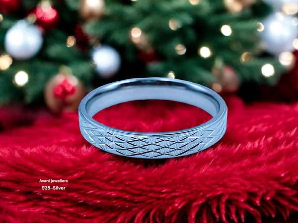 Avani Jewellers Silver Gents Bands - 3.88, 28