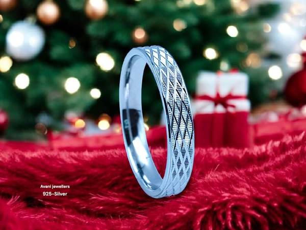 Avani Jewellers Silver Gents Bands - 3.88, 28