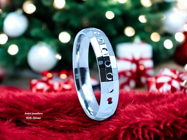 Avani Jewellers Silver Gents Bands - 2.63, 17