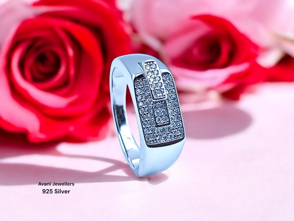 Avani Jewellers Silver Gents Fancy Rings - 5.25, 25