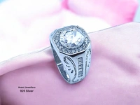 Avani Jewellers Silver Gents Fancy Rings - 7.79, 20