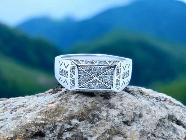 Avani Jewellers Silver Gents Fancy Rings - 6.29, 26