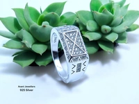 Avani Jewellers Silver Gents Fancy Rings - 6.29, 26