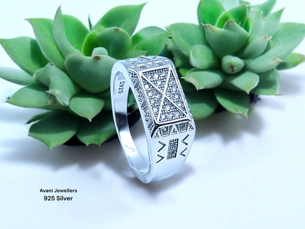 Avani Jewellers Silver Gents Fancy Rings - 6.29, 26