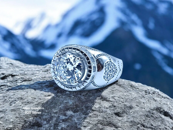 Avani Jewellers Silver Gents Fancy Rings - 8.29, 17