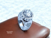 Avani Jewellers Silver Gents Fancy Rings - 8.29, 17