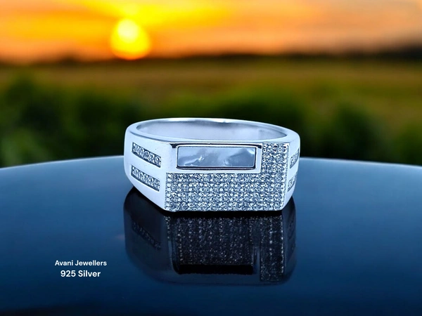 Avani Jewellers Silver Gents Fancy Rings - 5.4, 23
