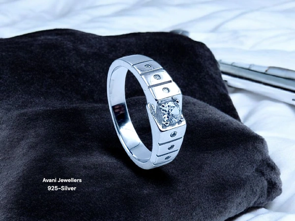 Avani Jewellers Silver Gents Fancy Rings - 5.27, 23