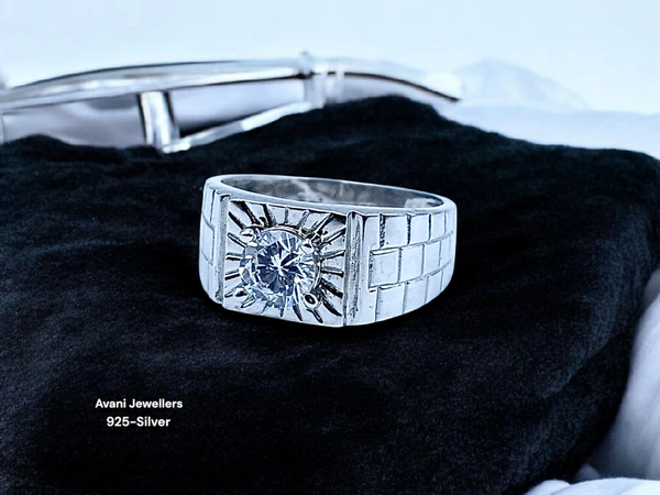 Avani Jewellers Silver Gents Fancy Rings - 3.86, 18
