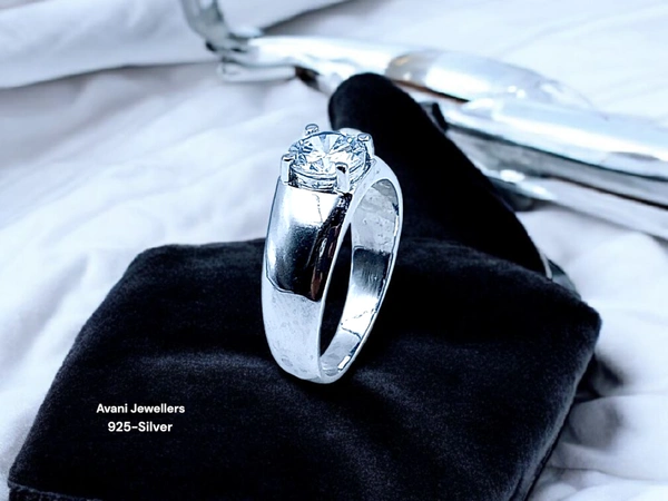 Avani Jewellers Silver Gents Fancy Rings - 5.17, 19